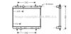 AVA QUALITY COOLING PE2260 Radiator, engine cooling
